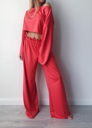 Трикотажний топ з довгим рукавом