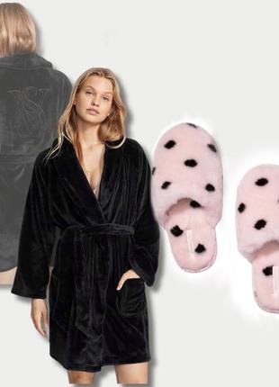 Набір халат+капці victoria’s secret
