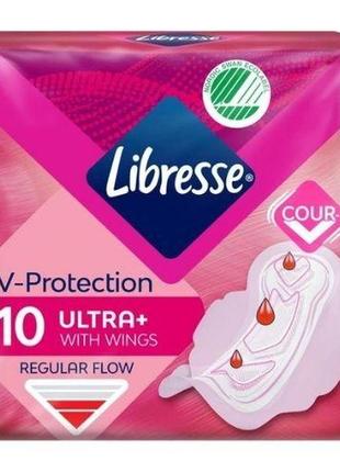 Гігієнічні прокладки libresse invisible soft normal 10 шт.