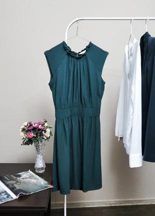 Сукня з віскози / повсякденне плаття / 100% віскоза / смарагдове плаття3 фото