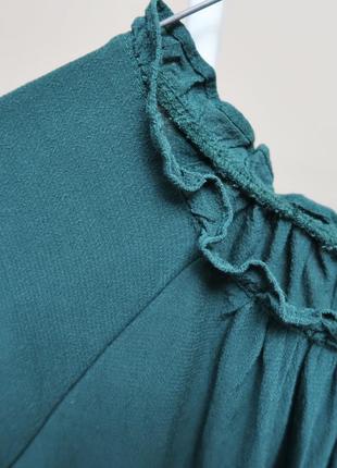 Сукня з віскози / повсякденне плаття / 100% віскоза / смарагдове плаття7 фото
