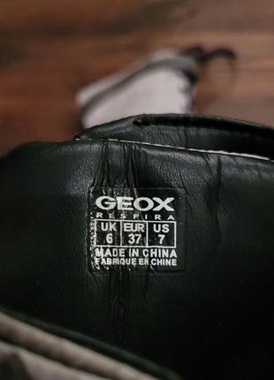 Кожаные женские сапоги geox оригинал8 фото