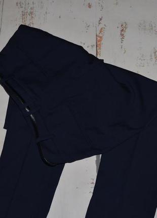 Стильні темно-сині брюки  з поясом mango 36 розмір3 фото