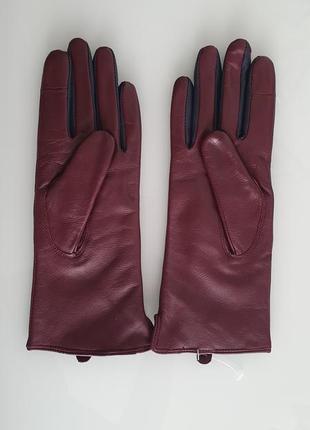 Кожаные перчатки thinsulate, р.6