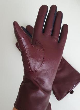 Кожаные перчатки thinsulate, р.6