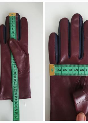 Кожаные перчатки thinsulate, р.6