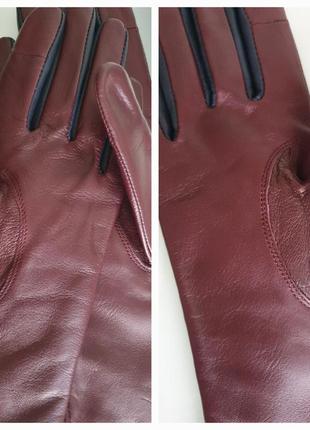 Кожаные перчатки thinsulate, р.6