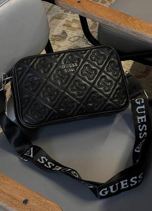 Сумка guess double bag total black7 фото