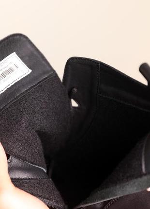 Ботинки женские байка черные5 фото