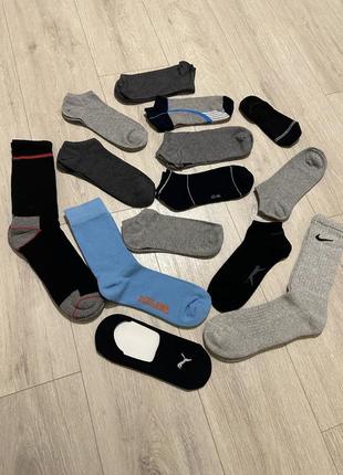 Мужские носки оригинал 43-46 nike, puma, jack &amp;jones, slazenger