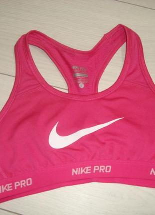 Nike pro-146-156р.-спортивний топ для дівчинки4 фото