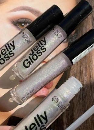 Блиск для губ jelly gloss рідке скло (16 діамантове молоко)