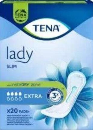 Урологічні прокладки tena extra slim 20 шт.