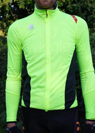 Велоджерсі sportful fiandre light norain long sleeve yellow jersey велокуртка (s)2 фото