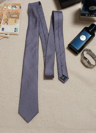 Высококачественный брендовый стильный галстук moss шёлк 100%