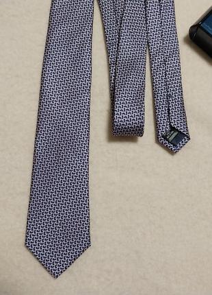 Высококачественный брендовый стильный галстук moss шёлк 100%3 фото
