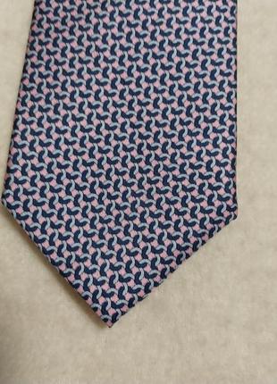 Высококачественный брендовый стильный галстук moss шёлк 100%2 фото