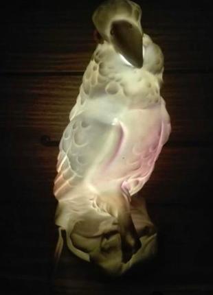Ночник светильник винтаж ссср светильник лампа германия статуэтка фарфор гдр ретро6 фото