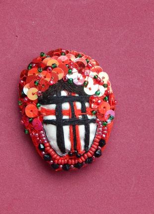 Брошь "Бегина. мотанка". вариант первый. в наличии 🌸.