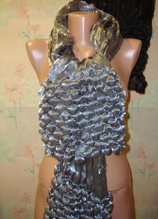 Шифоновый палантин, длинный шарф