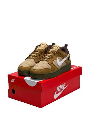 Кросівки чоловічі nike air force 1 yin yang fleece termo sand brown