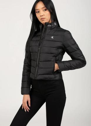 Куртка демисезонная calvin klein repeat logo lw fitted jacket
 s, m1 фото