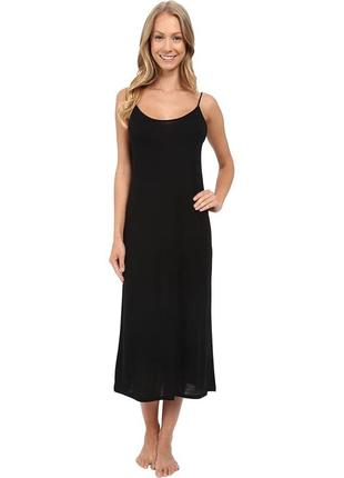 Черное прозрачное миди платье в бельевом стиле marks & spencer/платье-комбинация8 фото