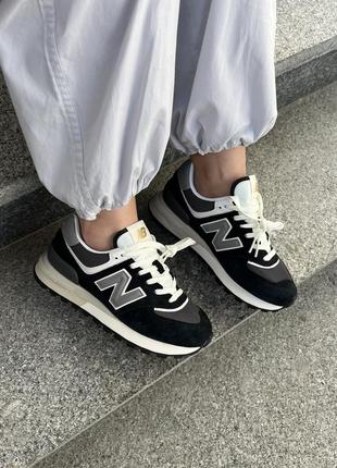 Женские всесезонные  new balance 574 legacy black3 фото