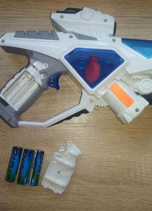 Бластер, свет/звук, разноцветный. детская игрушка. космическое приключение