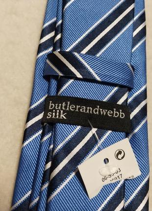 Нова брендова стильна краватка butlerandwebb silk 100%4 фото