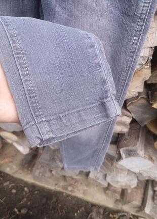 Серые джинсы на 5-6 лет 110-116 см джинсовые брюки брюки штанишки на девушку4 фото