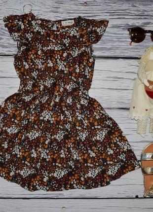 4 года 104 см next некст обалденное фирменное нарядное платье сарафан цветы2 фото