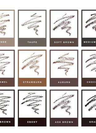 Олівець для брів anastasia beverly hills soft btown, medium btown, dark brown4 фото