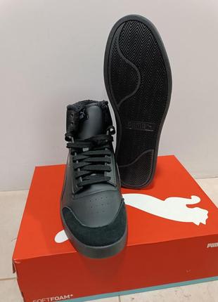 Черевики puma shuffle mid fur (387609-01) оригінал7 фото