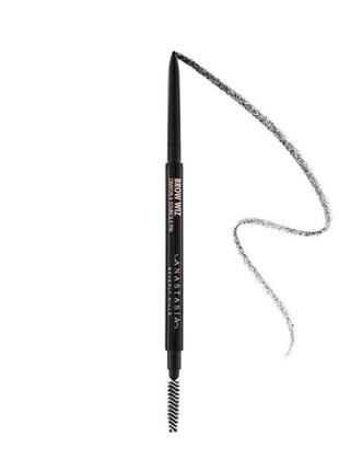 Олівець для брів anastasia beverly hills brow wiz soft btown, dark brown4 фото