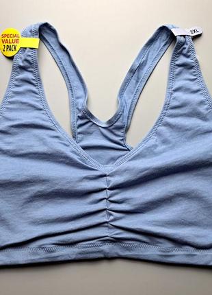 Бюстгальтер топ hanes (размер 2xl/46/48 евро)3 фото