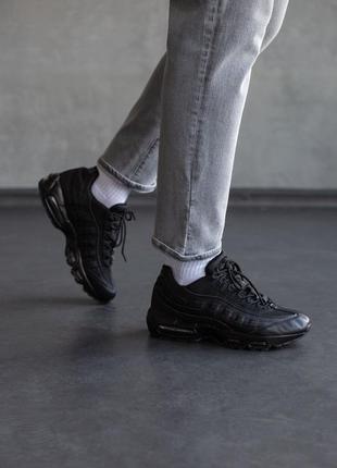 Кросівки чоловічі nike air max 95 black5 фото