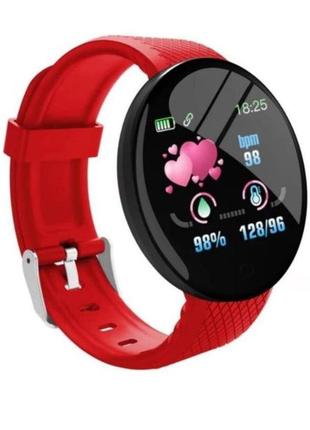 Смарт часы, смарт годинник, фитнес браслет, smart watch, червоні