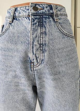 ♥️1+1=3♥️ stradivarius женские джинсы мом высокая посадка9 фото