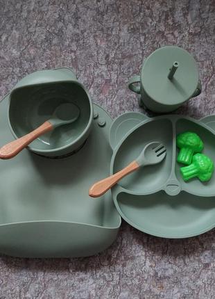 Дитячий силіконовий посуд