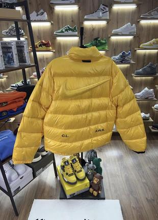 Куртка пуховик nike x drake nocta yellow puffer7 фото