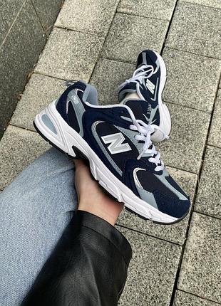 Мужские кроссовки new balance 530 blue white 40-41-42-43-44-45