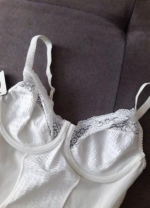 Шикарное корректирующее боди комбидресс на мягких чашках, утягивающее белье