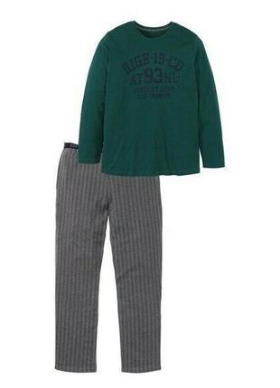 Мужская хлопковая пижама, xl 56 58 euro, livergy, нитевичка