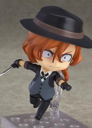 Оригинальная аниме фигурка нендороид накамира тюя бсд nendoroid chuya nakahara 676 bungo stray dogs2 фото