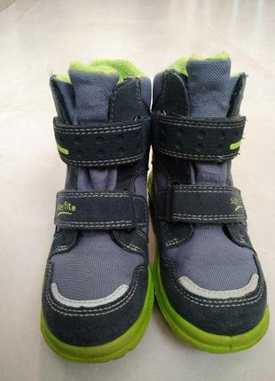 Ботинки super fit мембрана gore-tex для мальчика ботинки детские водонепроницаемые3 фото