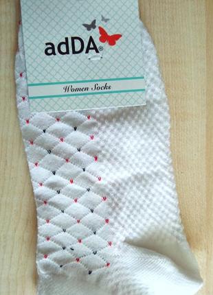 Шкарпетки жіночі короткі сіточка adda туреччина