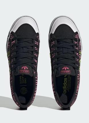Женские кеды nizza от adidas на платформе5 фото