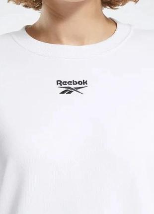 Свитшот reebok classics small logo crew sweatshirt унисекс6 фото