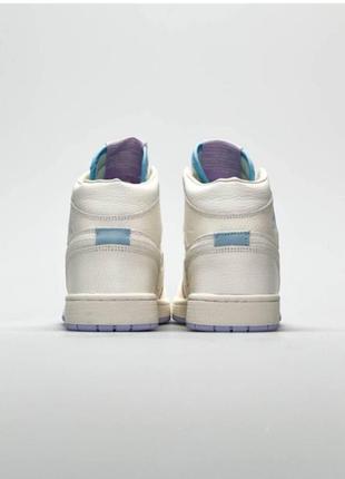 Кросівки жіночі демісезонні nike air jordan найк джордан підліткові білі весна/літо/осінь2 фото